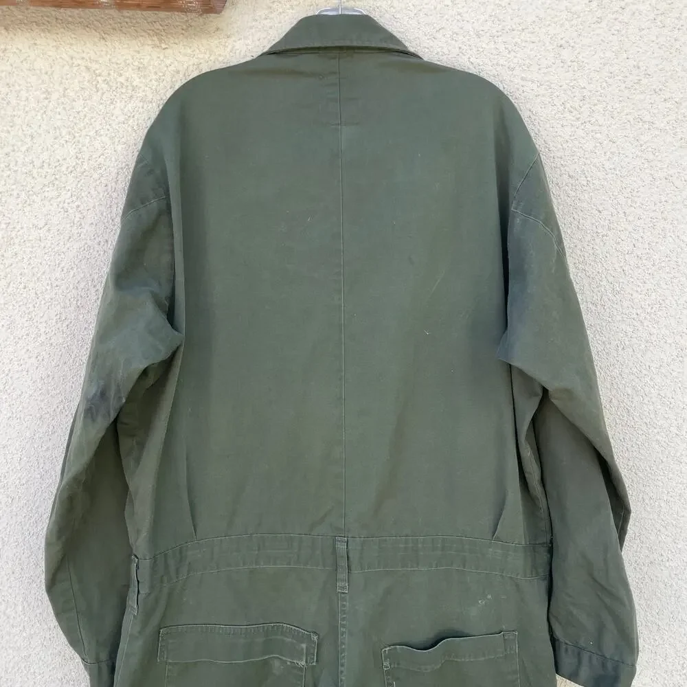Vintage US Military Utility Coveralls Size 48L Distressed